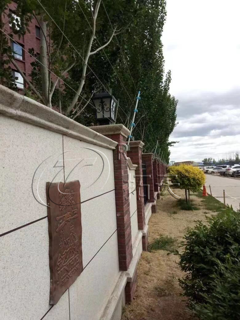 內蒙金和楓景小區脈沖圍欄案例