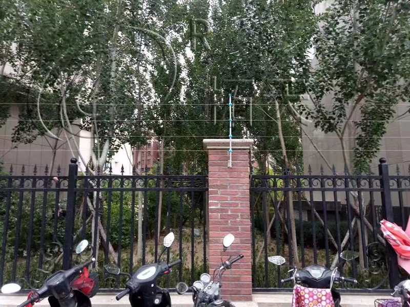 內蒙金和楓景小區脈沖圍欄案例